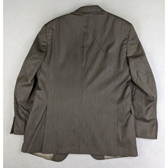 Hart Schaffner Marx Men's Blazer Size 40R Brown Striped 2-Button Sport Coat - Picture 13 of 13